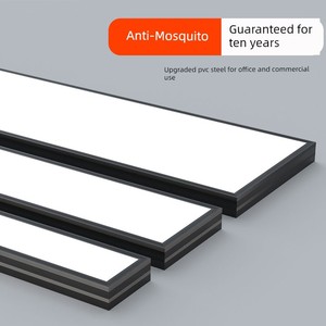 LED Strip Office Classroom Tri-Proof Light Store Supermarket Square Tube Ceiling Suction Dedicated Aluminum Grid Lightin
