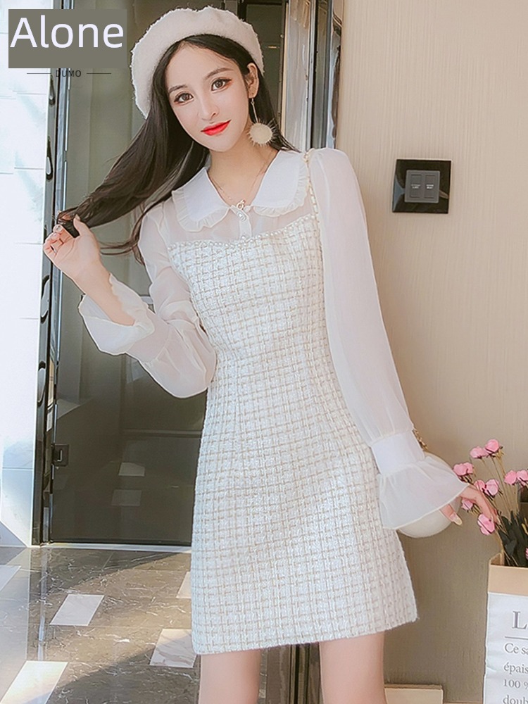 Little fragrance Plush Spring  Goddess Dress