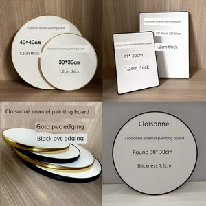 Special DIY Painting Board for Cloisonné Enamel Painting, High-Density, High-Hardness, Non-Deformable, Gold-Colored Pvc