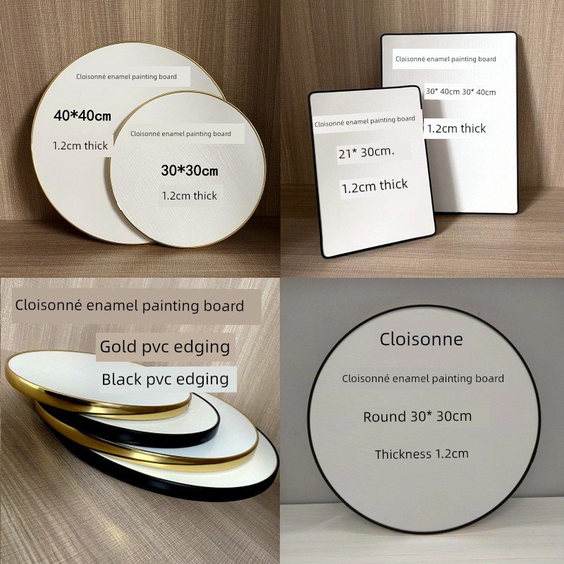 Special DIY Painting Board for Cloisonné Enamel Painting, High-Density, High-Hardness, Non-Deformable, Gold-Colored Pvc Board Without Edge Wrapping