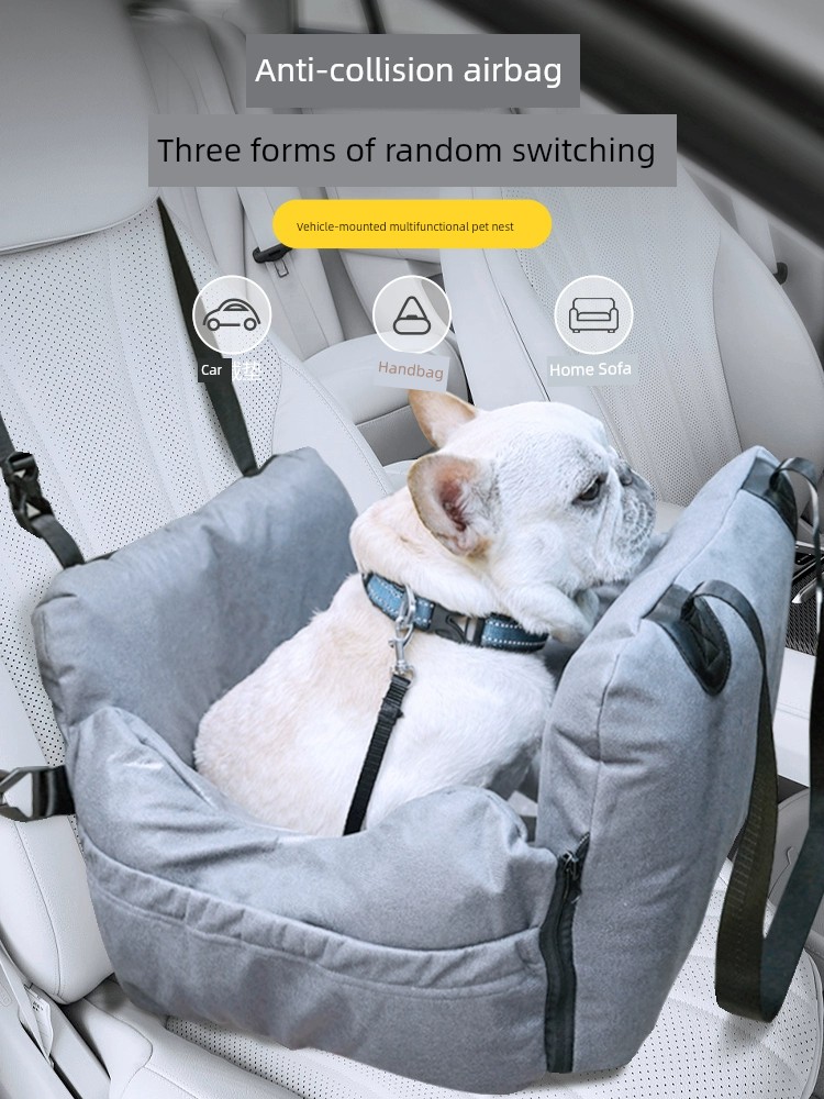 寵物狗狗車載座椅安全坐墊車載狗窩坐車外出神器前後排中控防髒墊