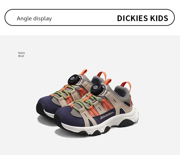 Dickies Kidsren's Sports Shoes New Autumn Style Medium and Large Kidsren's Shoes White-Soled Casual Shoes Non-Slip Boys and Girls Dad Shoes — 22