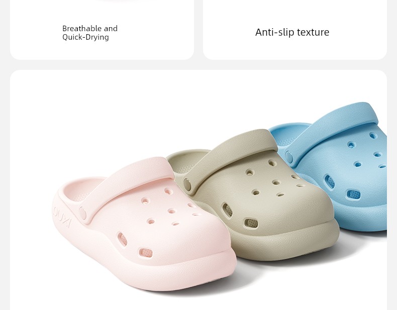 Puxi Yunmengze Clogs for Children, Girls Aged 8 to 12, Non-Slip Beach Sandals for Boys, Teenagers — 24