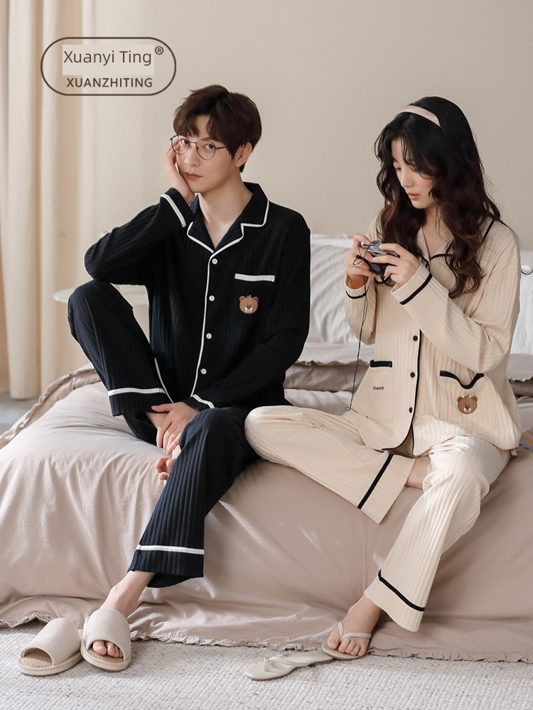easy Cotton winter One female autumn lovers pajamas