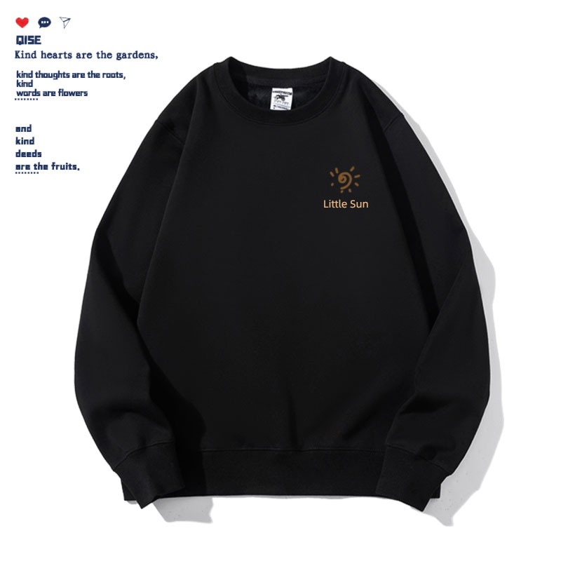 men and women like a breath of fresh air Autumn and winter Couples dress Round neck Sweater