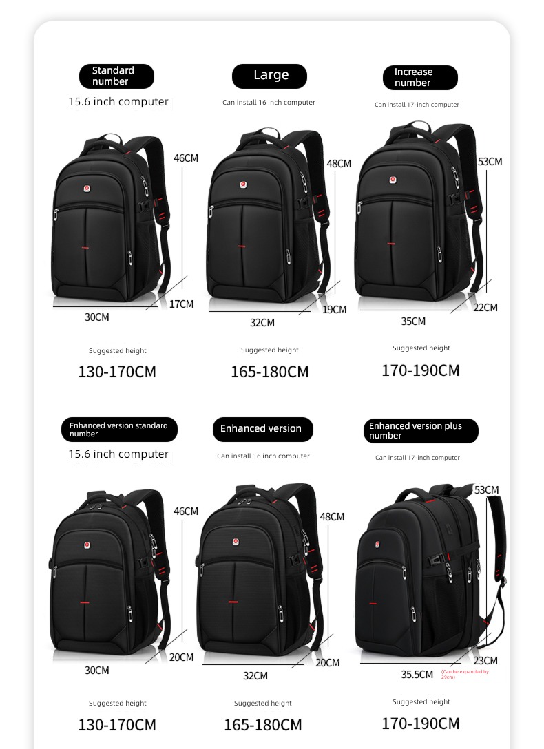 man high-capacity female business affairs high school primary school Backpack