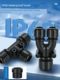 Xinbo corrugated pipe waterproof tee PA tensile tee T-type tee Y-type waterproof reducer corrugated pipe tee joint