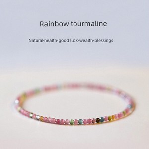 Outlets Store Clearance Withdraw from Cupboard Leaky Rainbow Tourmaline Bracelet Bracelet Accessible Luxury Outlets Wome