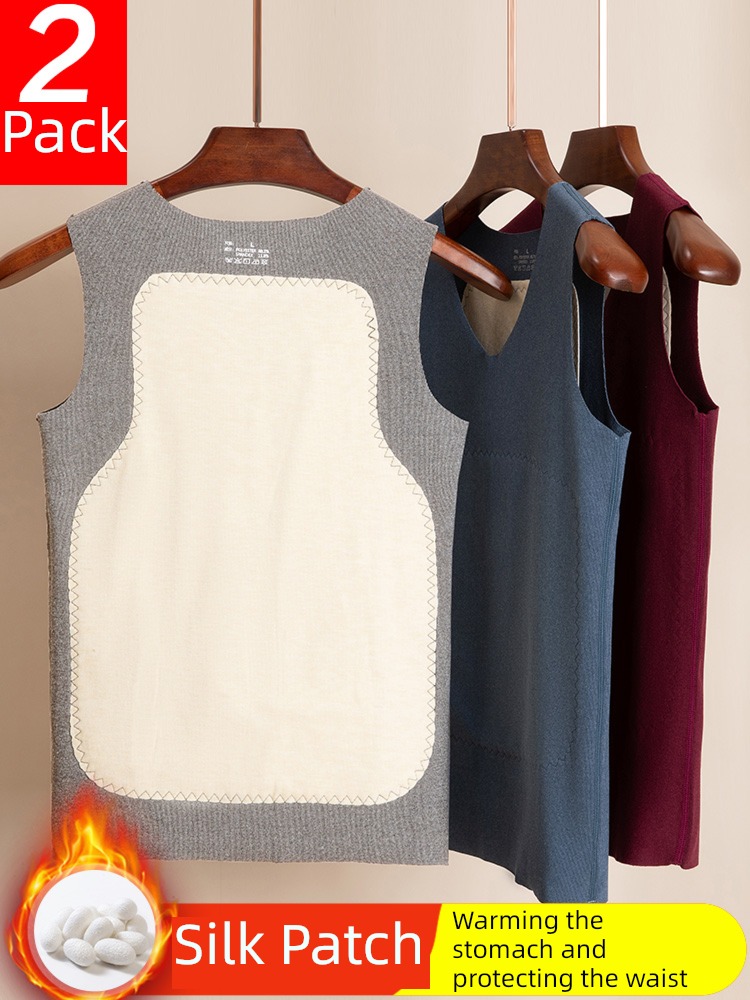 No trace Autumn and winter Interpenetrating Derong fever keep warm vest