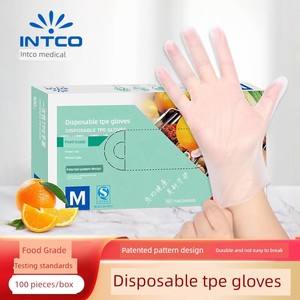 Yingke Food Grade Gloves Disposable Gloves Thickened Kitchen For Home Cleaning TPE Baking Catering Crayfish
