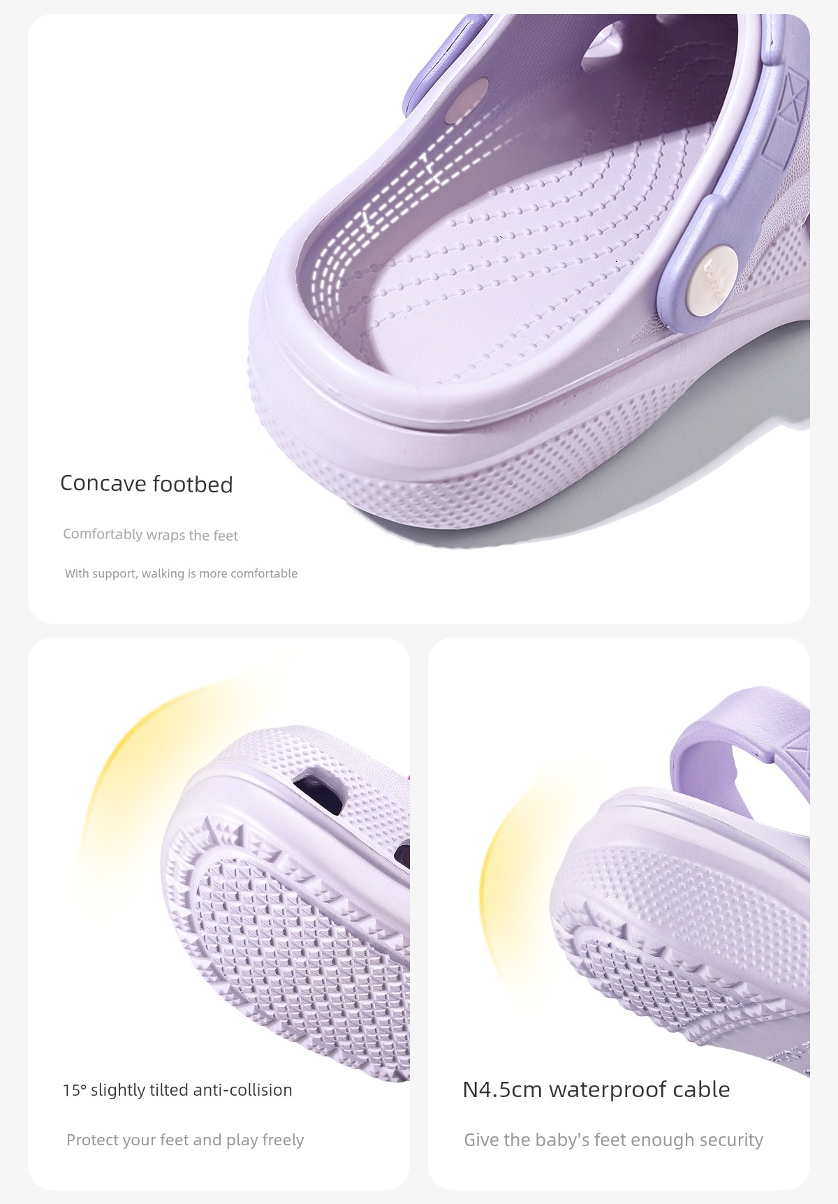 Balabala Kidsren's Slippers for Girls, Summer Baby Clogs for Boys, Cartoon Cute Bathing Beach Shoes, Sandals — 15