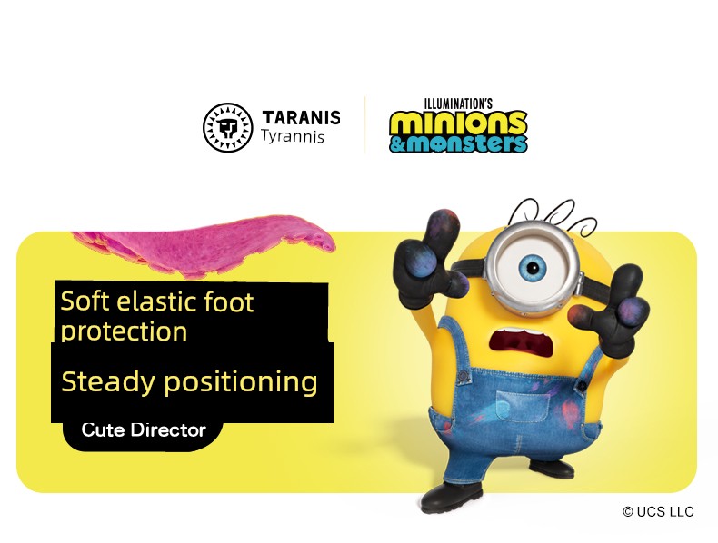 Tyrannis Genuine Minions Collaboration Shoes, New Autumn Model Children's Sneakers, Boys' Flashing Shoes, Girls' Light-Up Shoes — 9