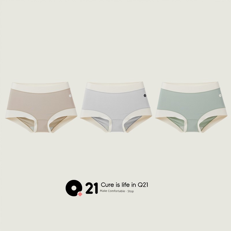[Event Exclusive] Q21 Little Sponge Underwear for Children, Sweat-Wicking and Antibacterial, 5 Pieces/Pack, Adult Antibacterial Underwear, 3-Pack — 6