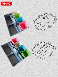 Cleaning Trash Can Restaurant Sundries Storage Box Tool Cart