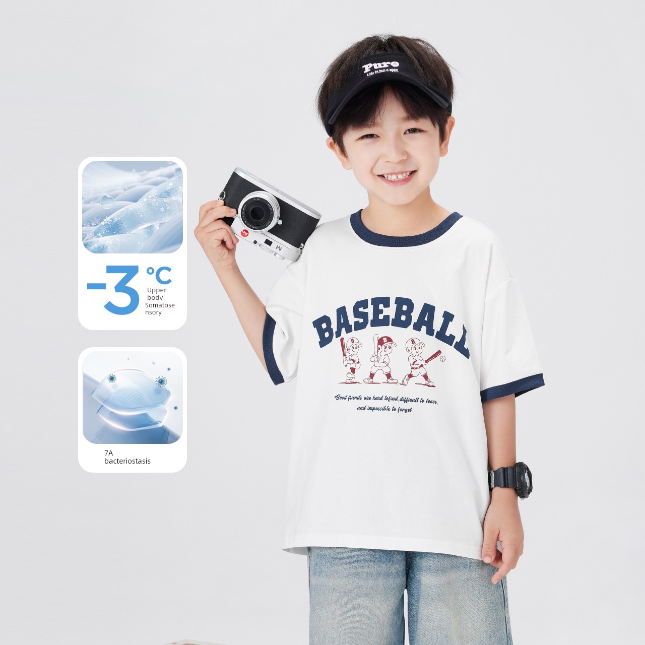 Zuoxi Children's Clothing Boys' Short-Sleeve T-Shirt Children's Long-Sleeve Base Shirt Autumn Wear 2026 New Model Boys' Big Kids' Top — 3