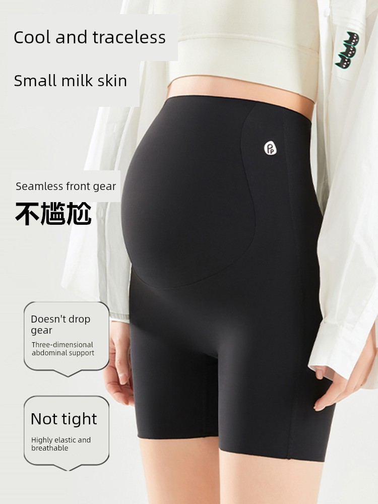 Summer Thin Three-Point Maternity Leggings Safety Pants Shark Pants Shorts Seamless Maternity Pants Maternity Pants Yoga Pants