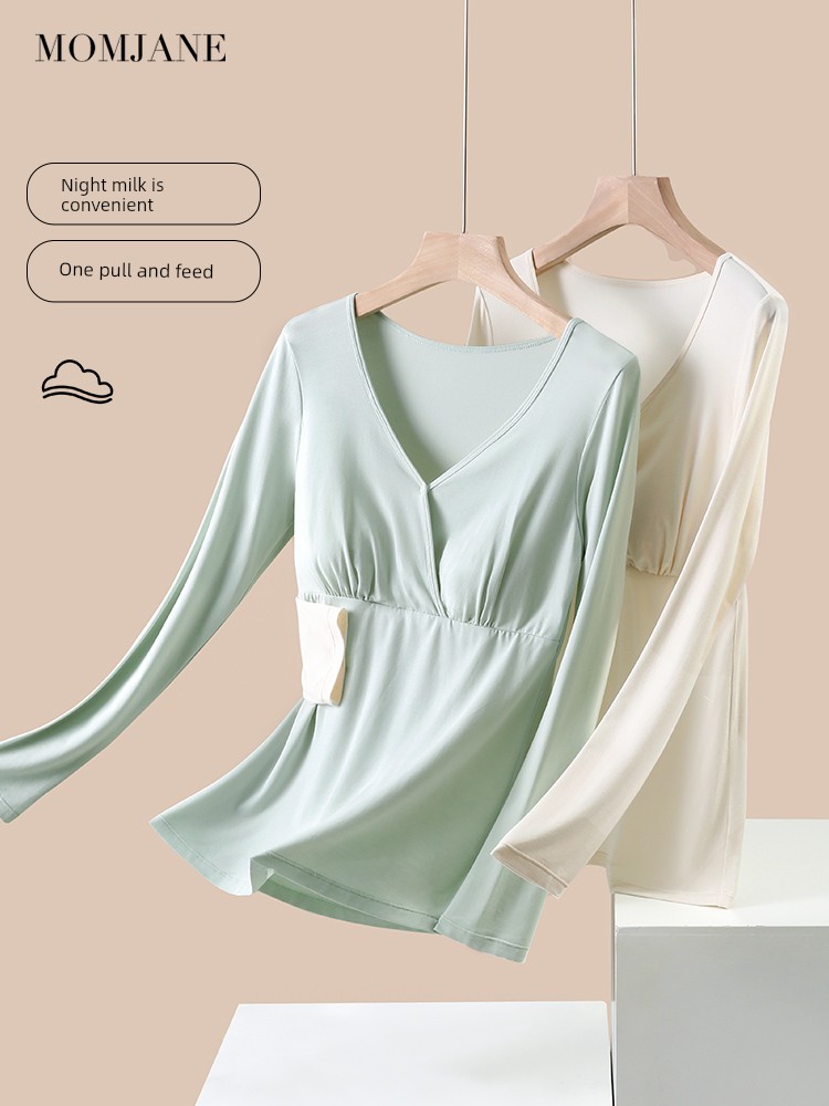 Modal Thermal Pure Cotton De Velvet Band Chest Pad Autumn Clothes