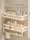 Creamy bathroom rack storage rack bathroom toilet toilet toilet sink wall hanger without punching and anti-dumping storage