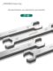Green forest floor heating water distributor special open-end wrench fork fixing double-headed fork 28 board hand tool