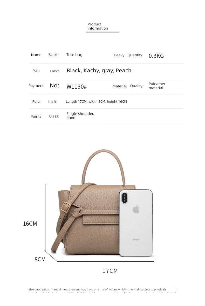 leisure time catfish ma'am One shoulder bag High texture knapsack