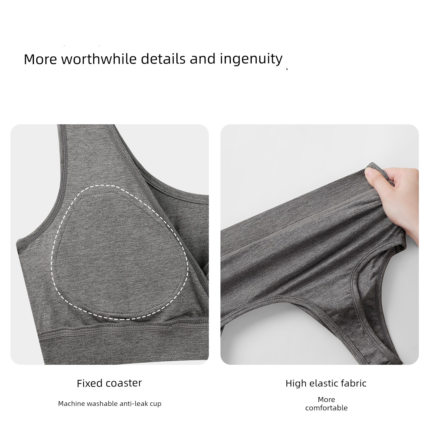 Yatmao Tianzhu Sleep Nursing Bra for Pregnancy and Postpartum, Front-Opening Vest-Style Maternity Bra for Women — 30