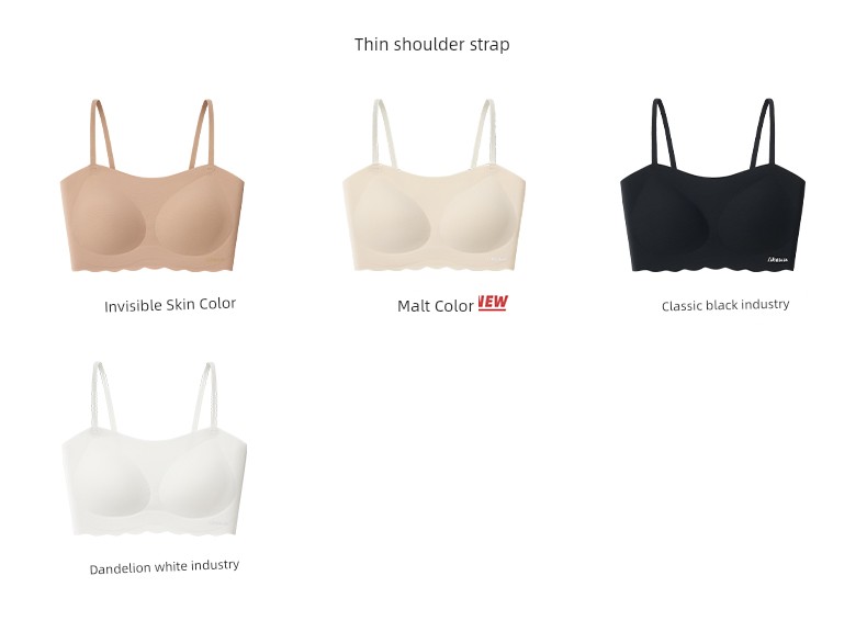 Likeuu Girl's Liquid Foundation Invisible Underwear for Junior and Senior High School Students in Three Stages of Puberty Development Bra Vest — 31