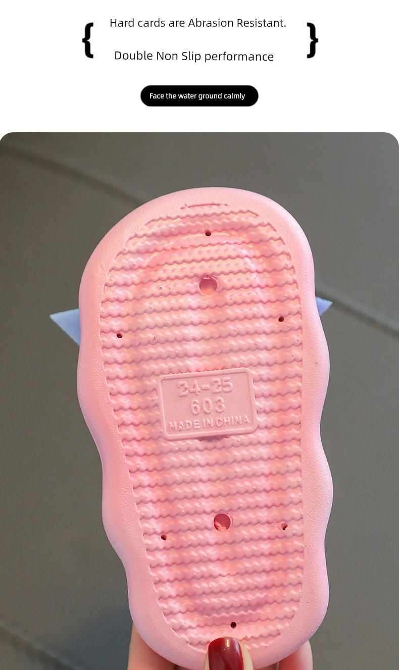 Summer Non-Slip Poop Feeling Home Outdoor Girls' Slipper — 13