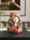 Cute girl pen holder ornament creative office desktop makeup brush storage children room decoration boy girl