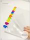 A4 folder insert 20 pages/40 pages transparent mushroom clip storage book students use rewritable insert single page clip