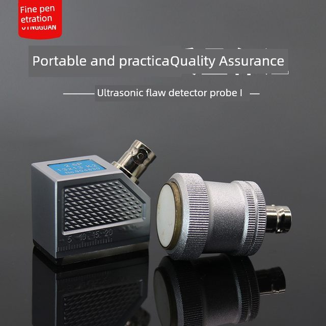 Flaw detector probe ultrasonic single crystal double crystal transverse wave inclined probe 2.5P13*13K2 ultrasonic flaw detector probe