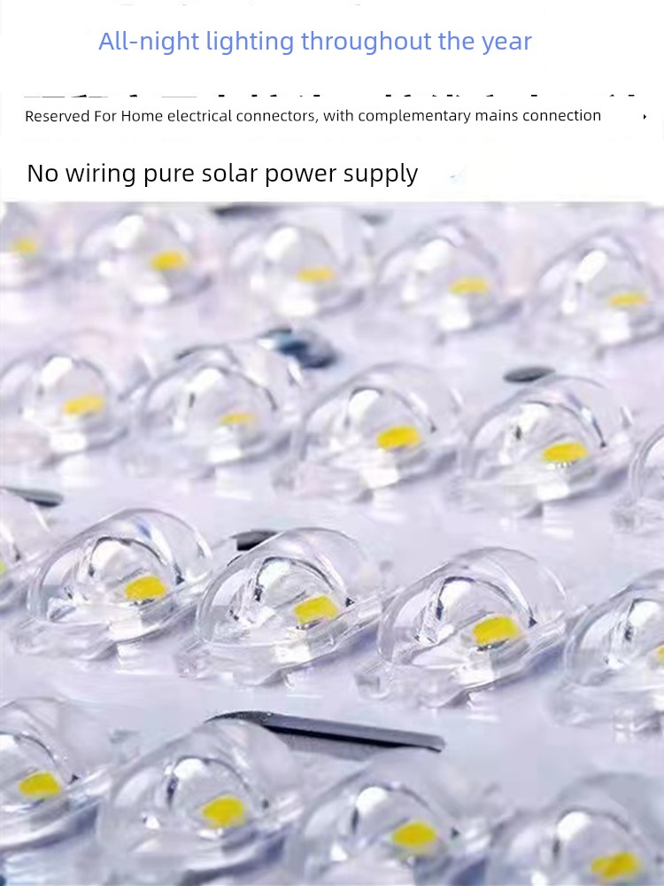 Solar Lamp Commercial Power Complementary Dual-Use Outdoor Household Courtyard Outdoor Lighting High Power Super Bright Country Road Lamp
