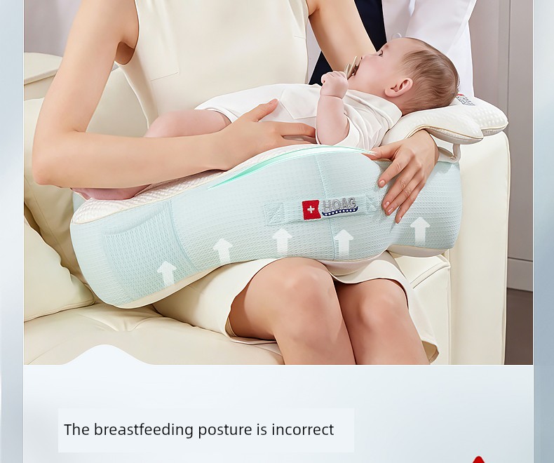 Hoag Nursing Pillow Newborn Feeding Aid for Direct Feeding, Sitting Feeding, Cuddling, Waist Support Cushion, Breastfeeding Pillow — 9