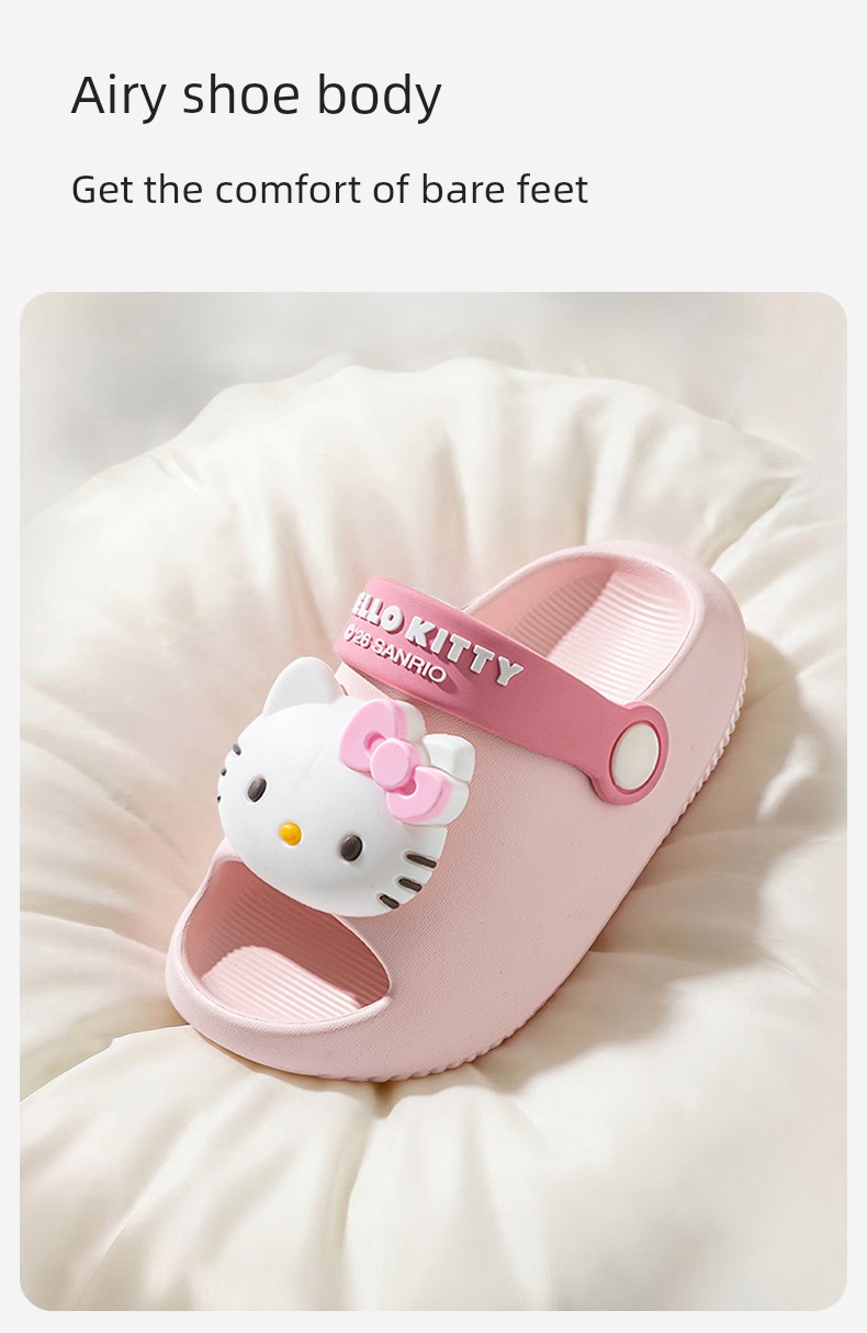 Hello Kitty Girls' Slippers for Children, Summer Indoor Non-Slip Slippers for Toddlers and Young Girls, Suitable for Home and Kindergarten — 2