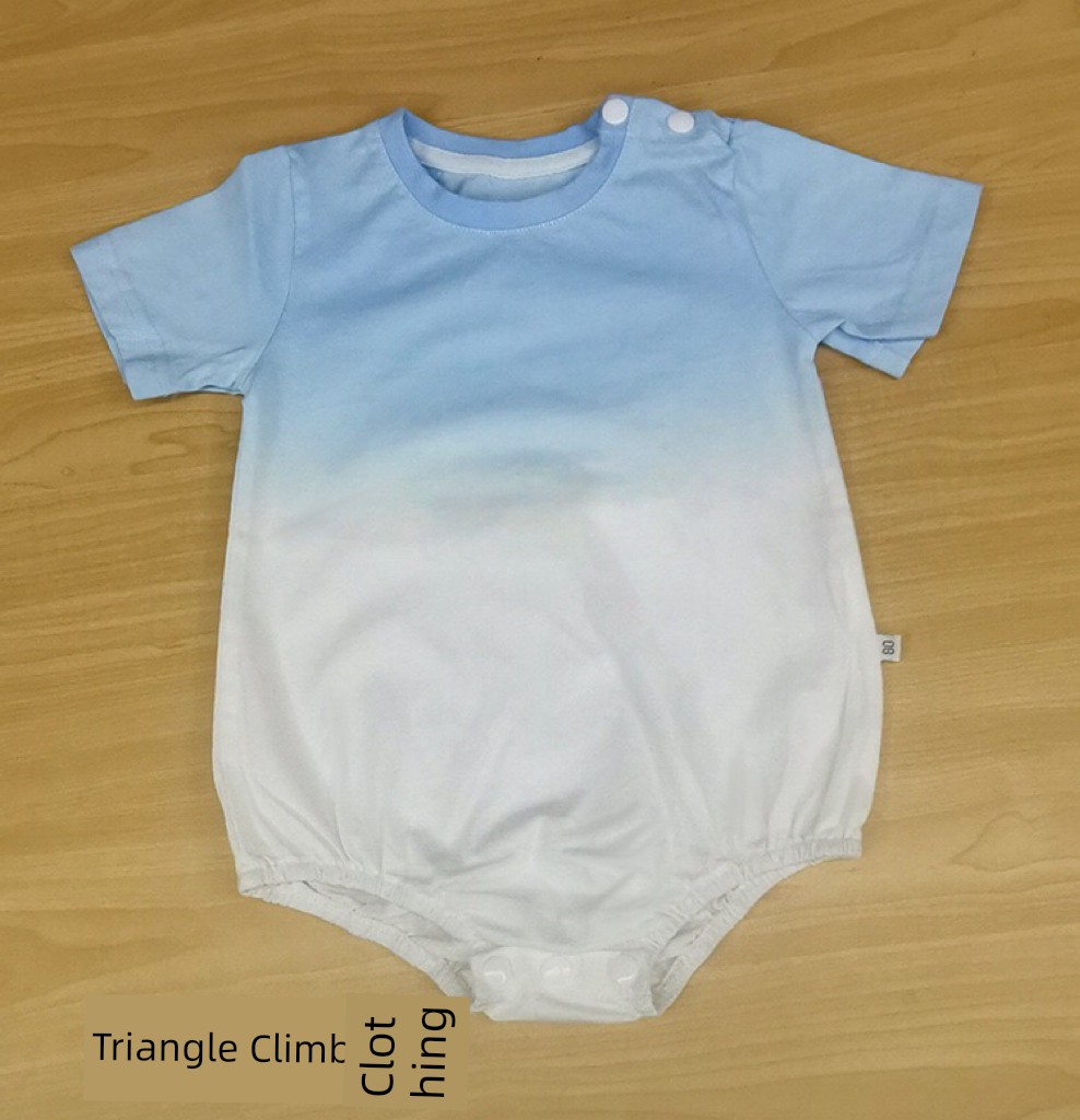French-Style Family Matching Outfits, Gradient Mother-Daughter 2026 New Summer Beach Vacation Family of Three Mother-Son T-Shirts and Strap Dresses — 10