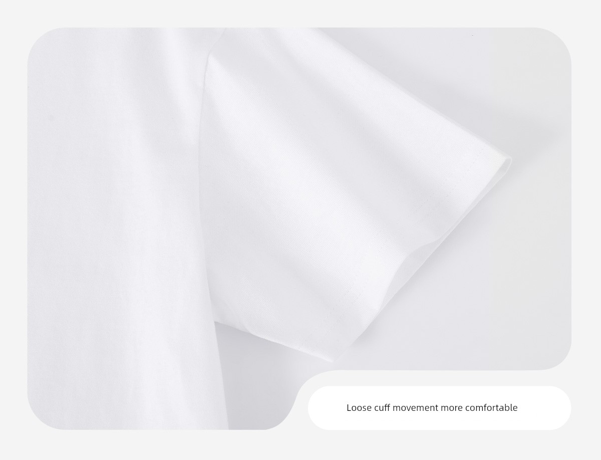 Zhenvis J. Kids Kids White Short Sleeve Summer Pure Cotton Three-Proof Half Sleeve Pure Color New Arrival Boys Girl T-Shirt — 23