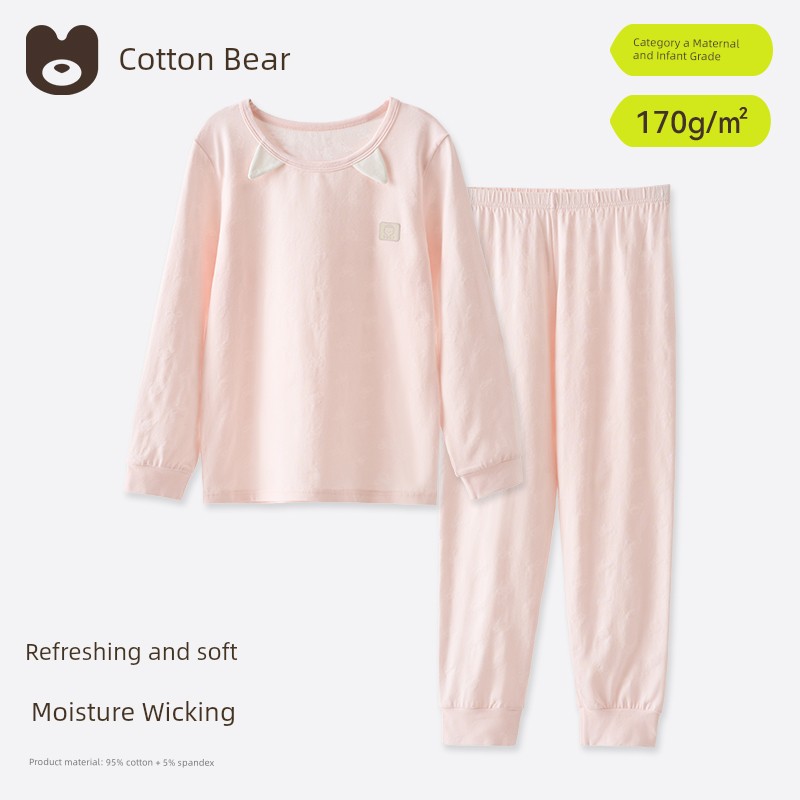 [Super Value Clearance] Thin Cotton Gauze Children's Pajamas for Boys and Girls, Summer Home Wear Set, Pure Cotton Gauze — 3