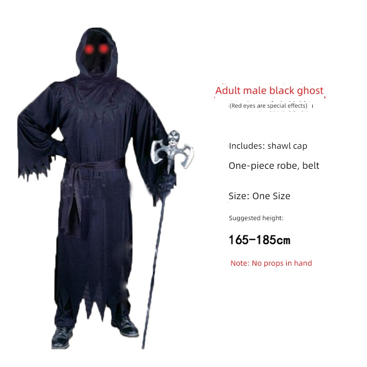 Halloween cos adult male devil scream Ghost clothes a secret chamber Dress up bloody terror doctor Taoist corpse clothing