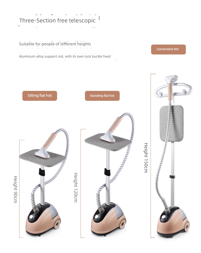 Large steam small-scale household vertical two-in-one Hanging ironing machine