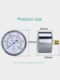 Axial membrane box pressure gauge YE60Z air pressure gauge micro pressure gauge 10KPa natural gas gauge Combustor kPa meter