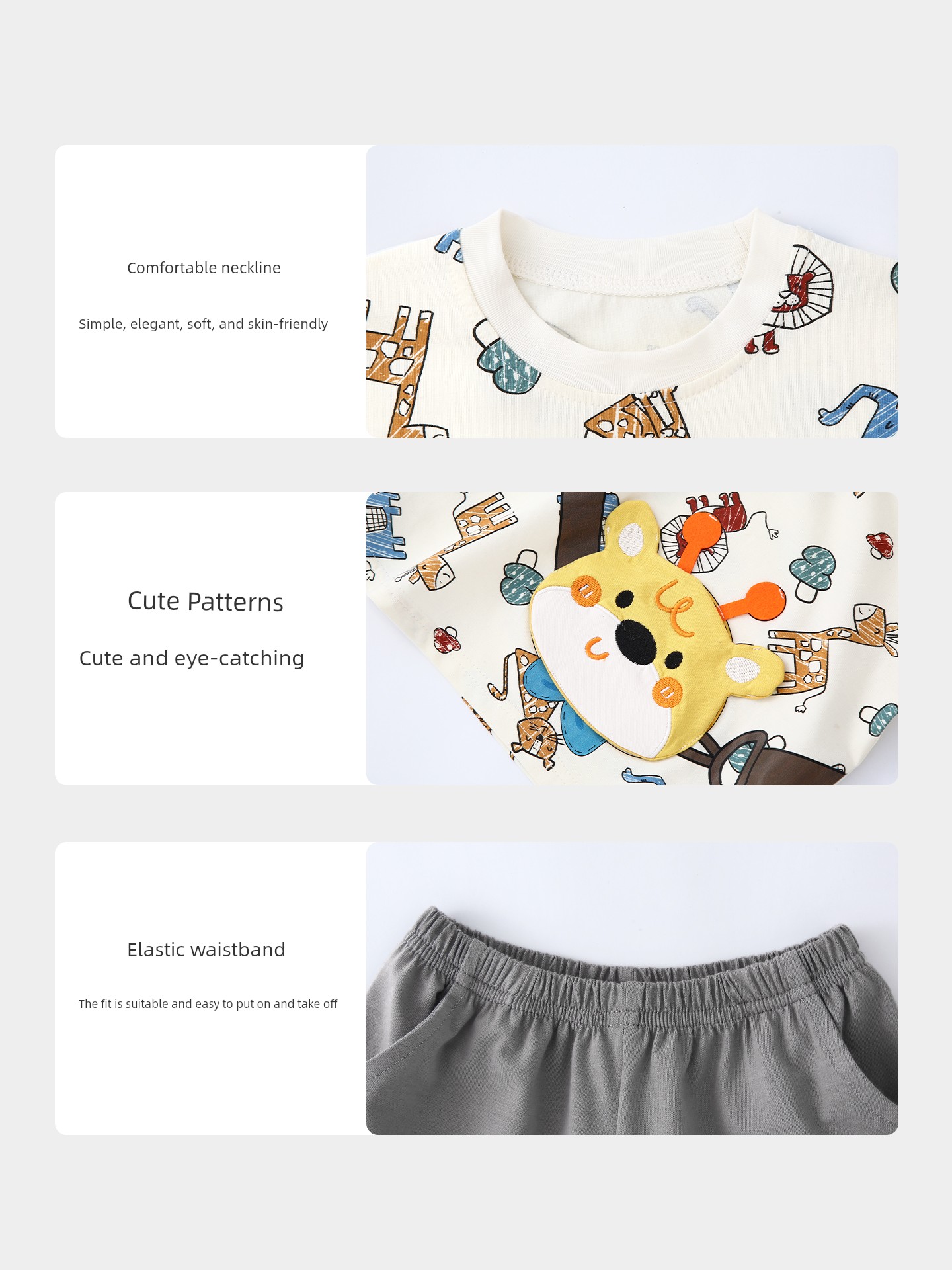 Special Clearance Baby Short-Sleeve Set 2026 New Model Boys' Summer Outfit Infant Clothing Girls' Two-Piece Thin Style — 4