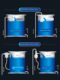 Fully automatic water tower water controller solar water tank water level float valve full water self-stop valve liquid level sensor