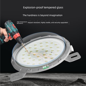 Led Explosion-Proof Ceiling Light, Explosion-Proof Industrial Warehouse, Chemical Plant Workshop, Gas Station, Circular 