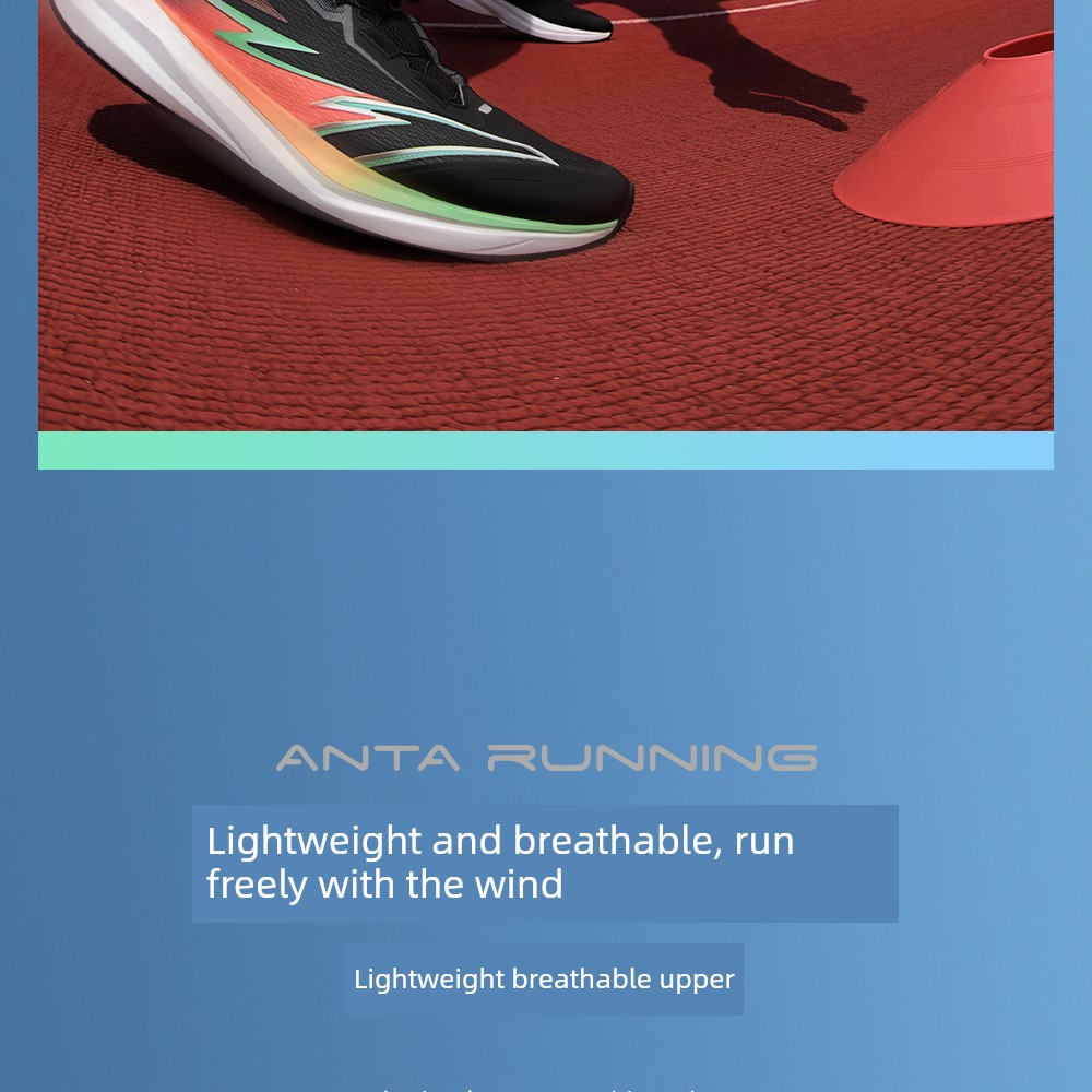 Anta Kids Boys' Running Shoes 2026 Autumn New Model Professional Breathable Sports Shoes for Boys — 16