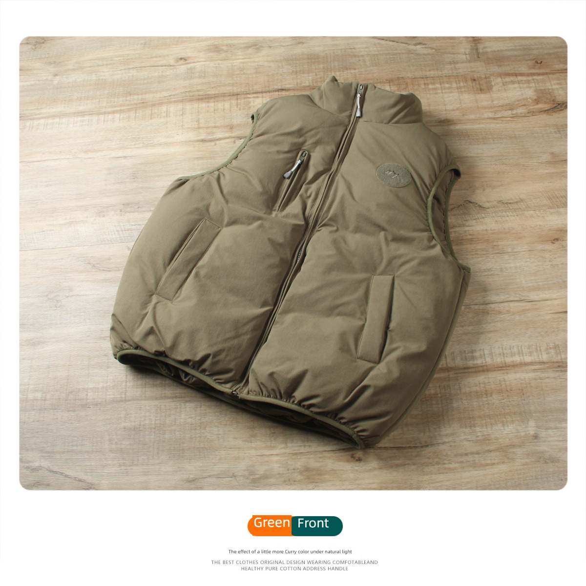 American style keep warm thickening Mountain system work clothes loose coat Cotton vest