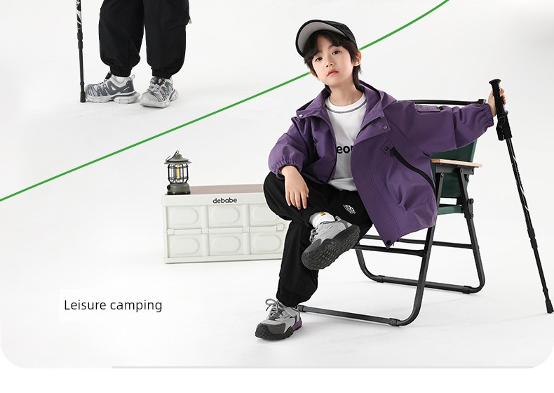Little Elephant Ham Children's Clothing Kids' Mountain Adventure Softshell Jacket Boys' Waterproof Clothing 2026 Autumn New Trend — 18