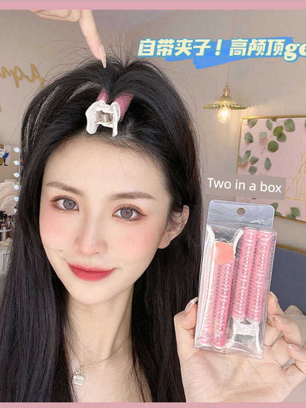Fluffy Hair Clip Curling Bangs Handy Gadget Hair Root Fluffy Implement Skull Top Hair Curler Bean Bag Hairpin Bang Clip Head — 3