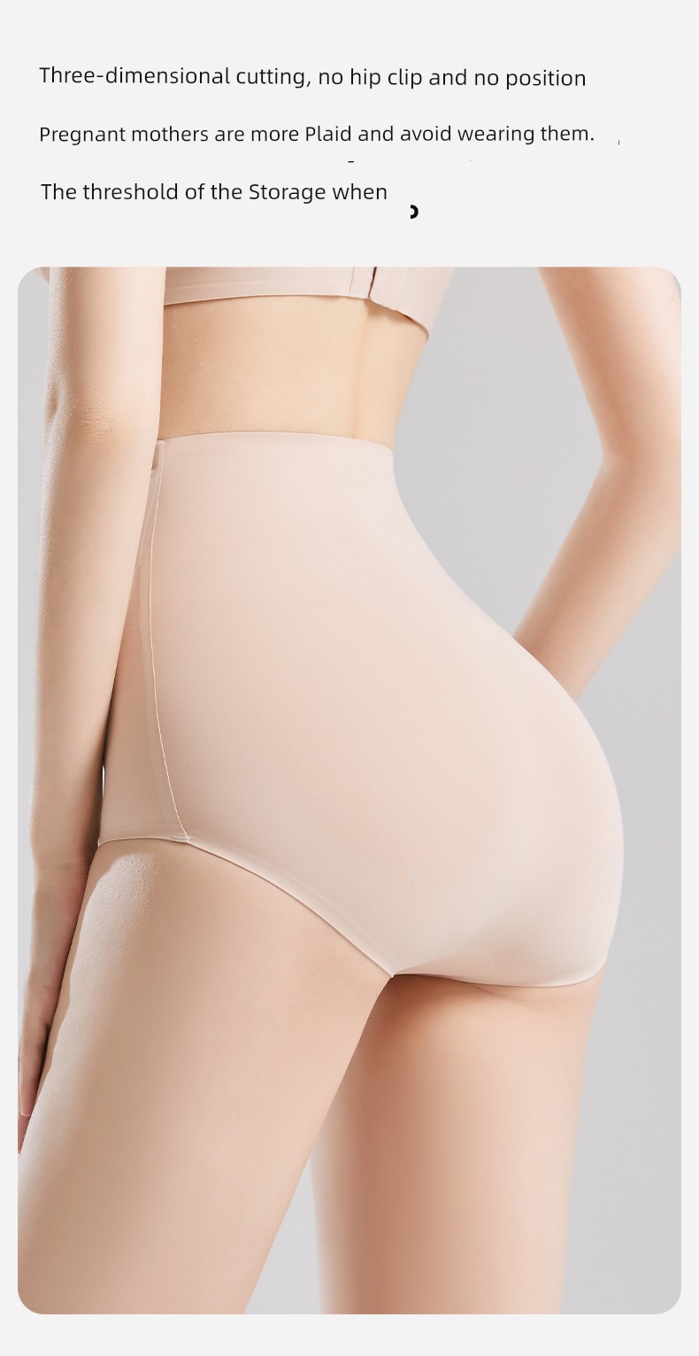 Mother with Pregnant Women's Underpants High Waist Seamless Belly Support for Early and Late Pregnancy Special Non-Pure All Cotton Plus Size Summer Thin — 9