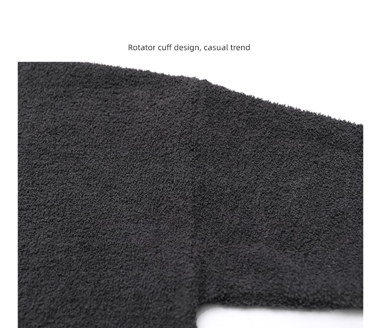 tide Soft waxy texture Round neck Casual and versatile Condom sweater