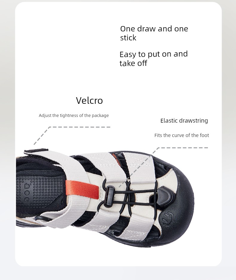 【Noc Adult Series】Water Shoes for Men and Women, Outdoor Sports Closed-Toe Water Shoes, Sandals, Non-Slip, Quick-Dry, Summer — 16