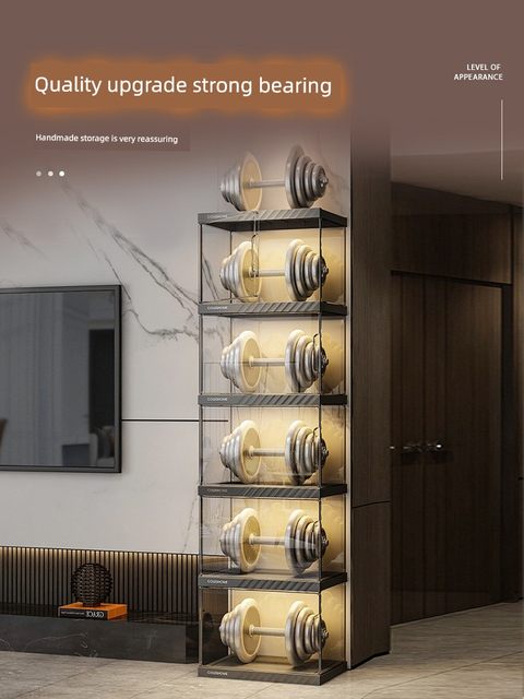 手办展示柜积木玩具透明置物架适用乐高家用高达模型收纳陈列盒子